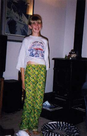 Zoe made herself some new pajama pants