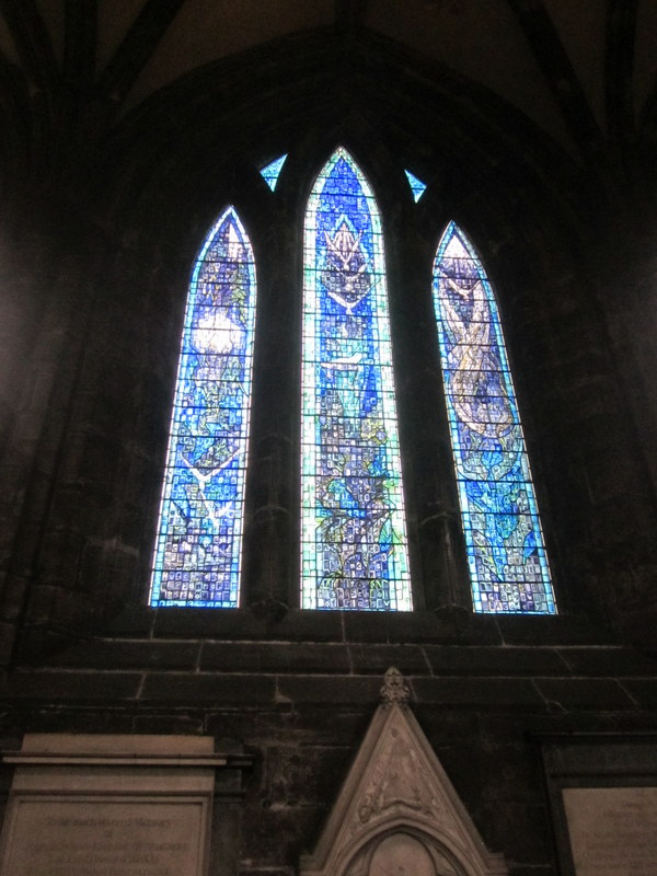 stained glass in glasgow cathedral