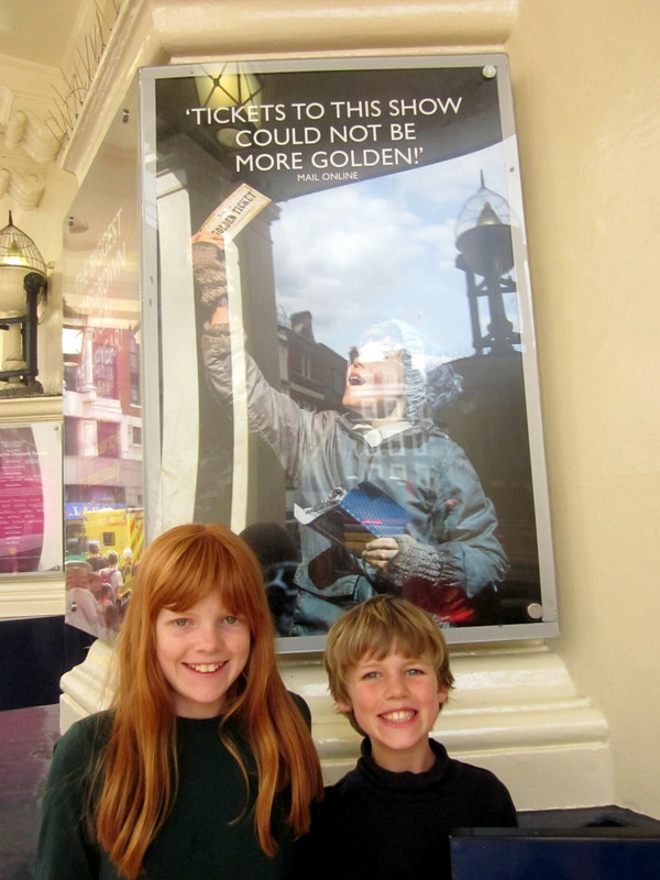 outside the theater