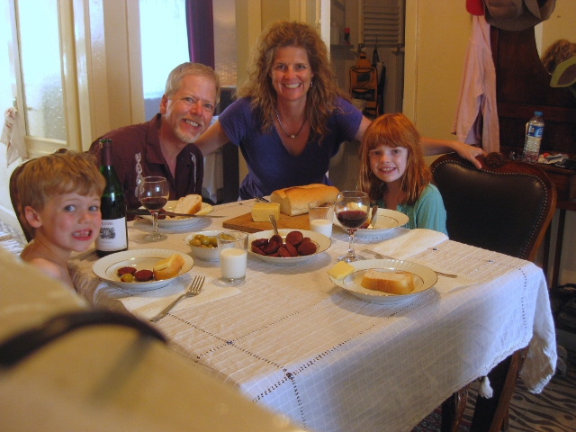 dinner at home