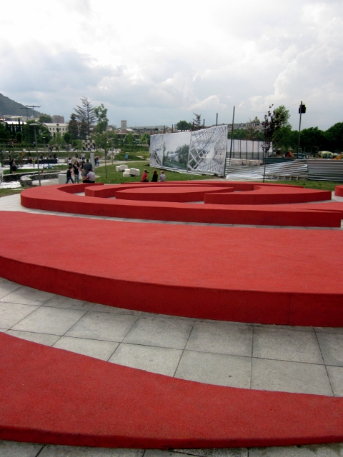 big red thing