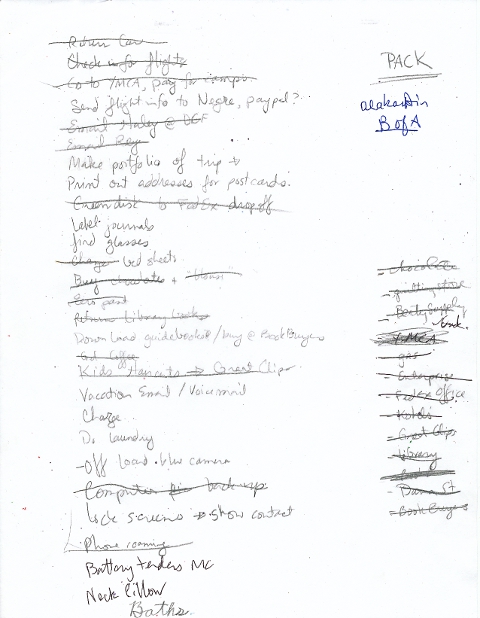 todo list