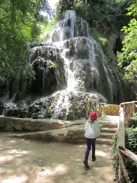 Cielo and a waterfall
