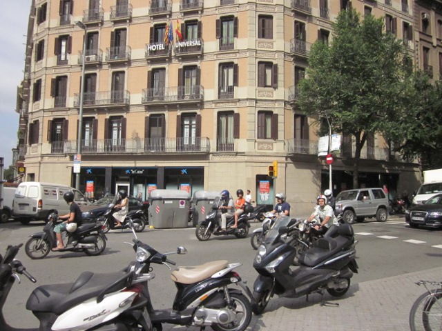 big group of bikes