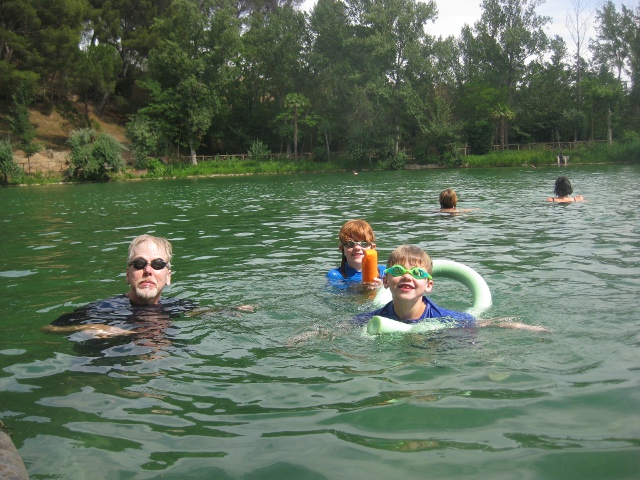swimming