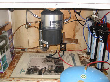 Disposal under the sink